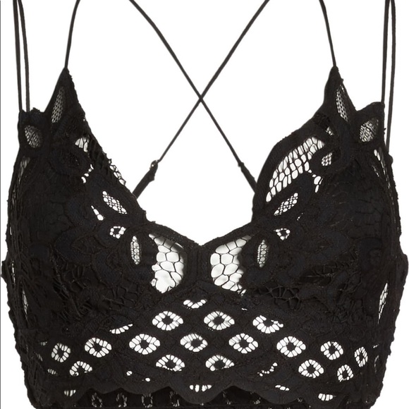 Free People Black Lace Bralette - Picture 4 of 4